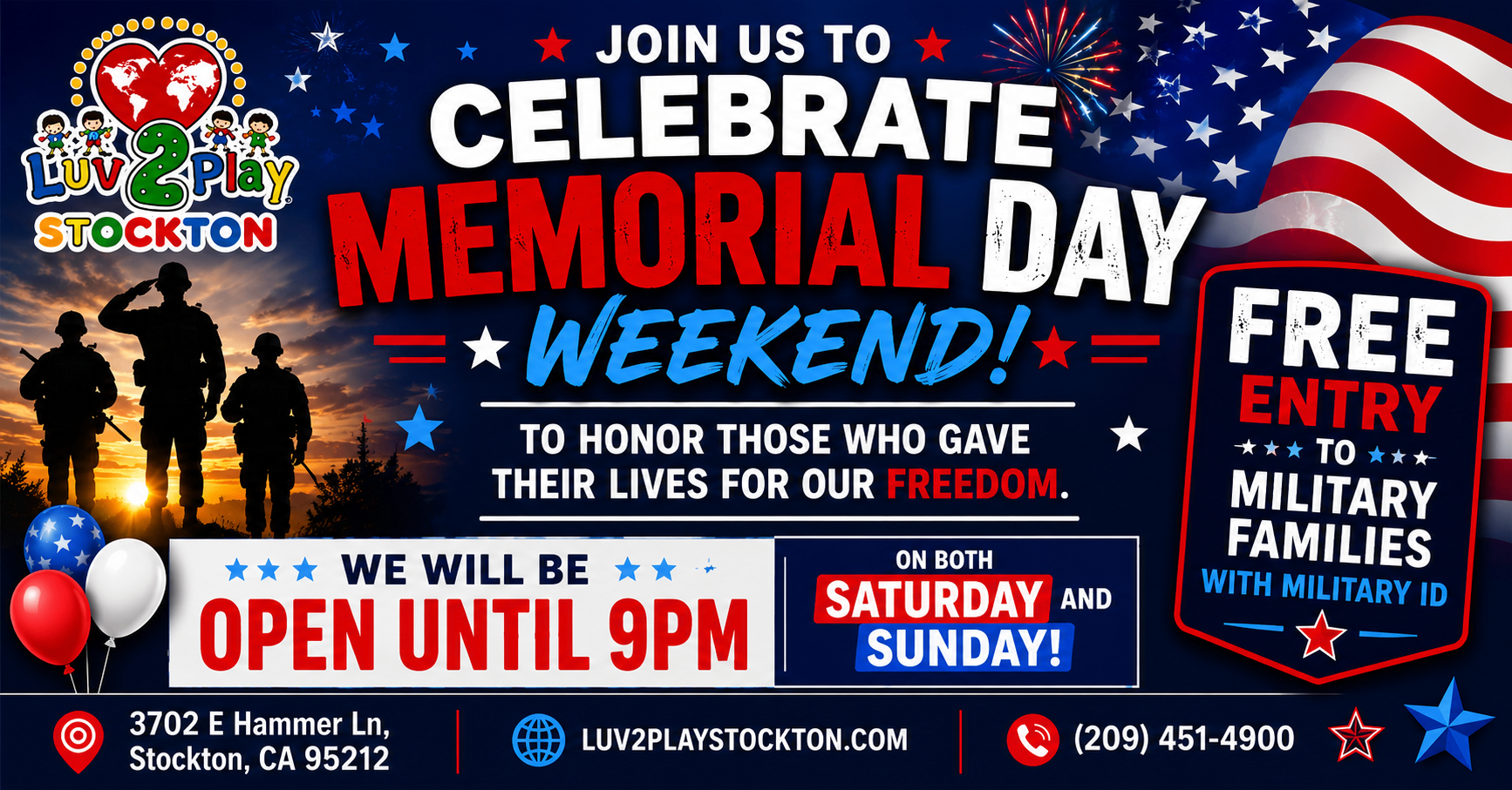 Memorial Day Weekend Special 🇺🇸